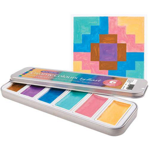 Creamy Colours Watercolours by Zart Macaron