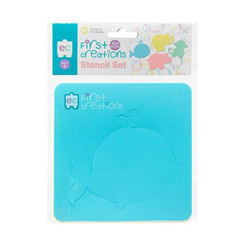 First Creations Animal Stencils Set of 4