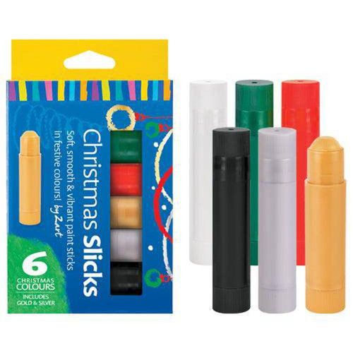 Slicks By Zart Christmas Colours Set of 6