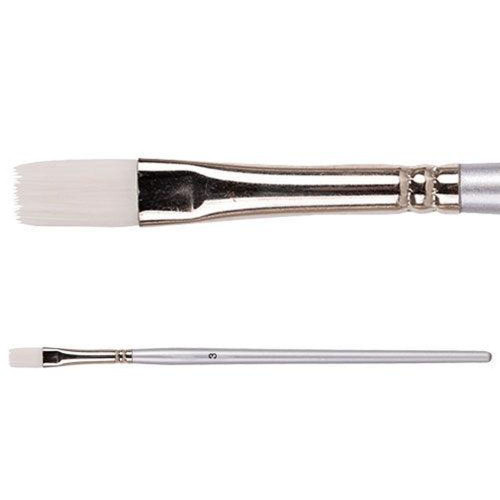 Zart Dynamic Taklon Flat Brushes - # 3 (7mm)