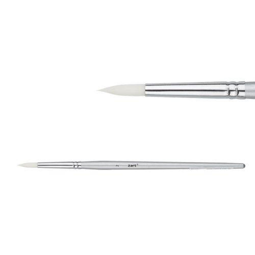Zart Dynamic Taklon Round Brushes - # 2 (4.5mm)