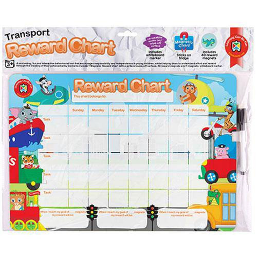 Magnetic Reward Chart - Transport Reward Chart