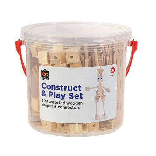 Natural Construct & Play Jar 300 Pieces