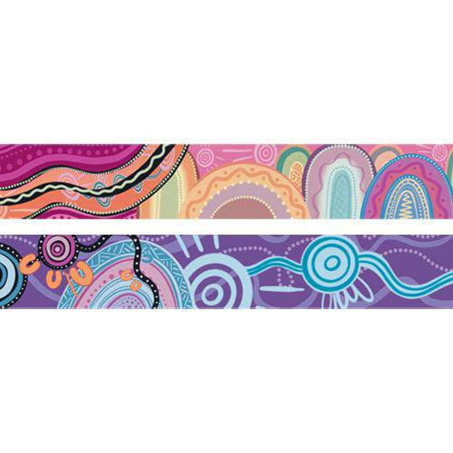 Classroom Borders Indigenous Designs Pack of 12