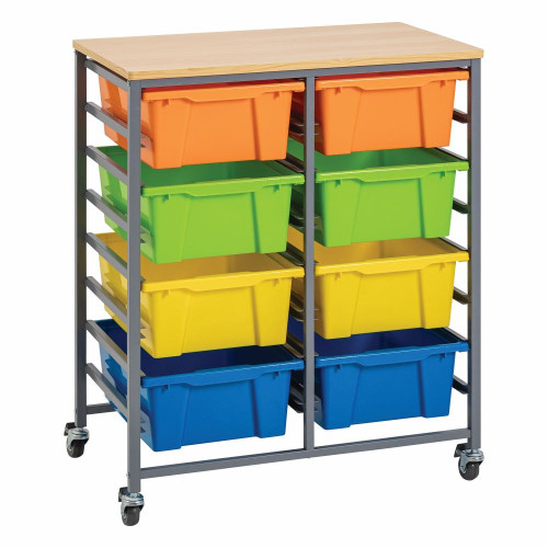Double Tote Tray Trolley Kits - Double Kit - Brights