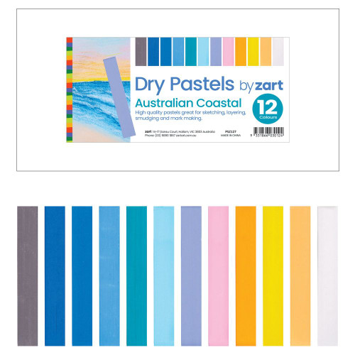 Zart Dry Pastel Australian Coastal 12s