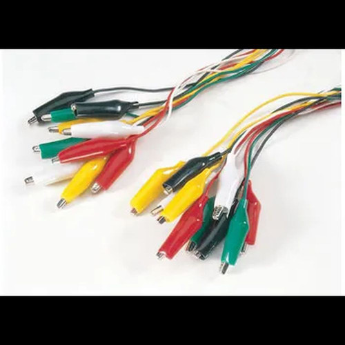 Alligator Clips with Lead Wire PK10