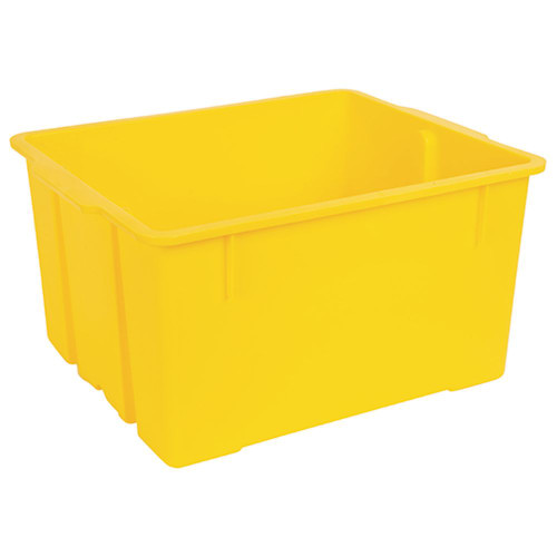 Heavy-Duty Storage Bin - Yellow