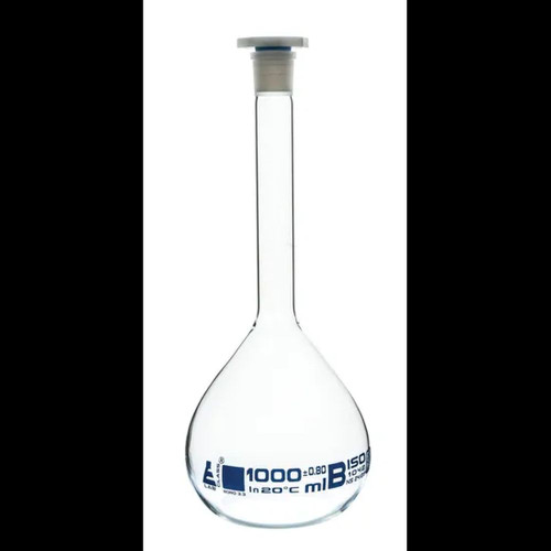 1000 ml Grade B Volumetric Flasks - Pack of 2