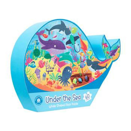Under the Sea: Whale Shaped Floor Puzzle