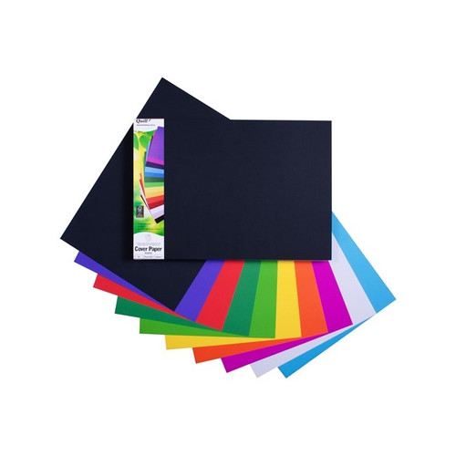 Quill Cover Paper 125gsm A3 - Assorted, Pack of 250 (91110)