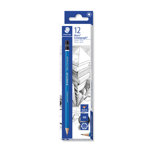 Staedtler 100 Mars Lumograph Pencils - HB, Each