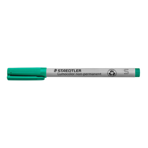 Staedtler 311 Lumocolor Non-Permanent Superfine Pen - Green, Each