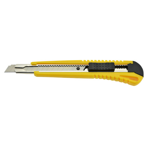 ITALPLAST 9mm Heavy Duty Cutting Knife - Yellow / Black, Each
