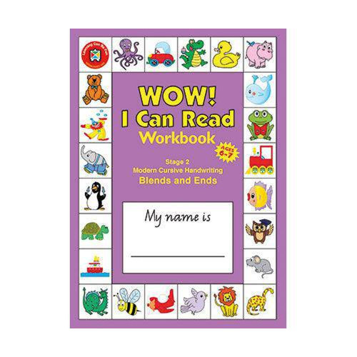 WOW! I CAN READ WORKBOOK STAGE 2 MODERN CURSIVE