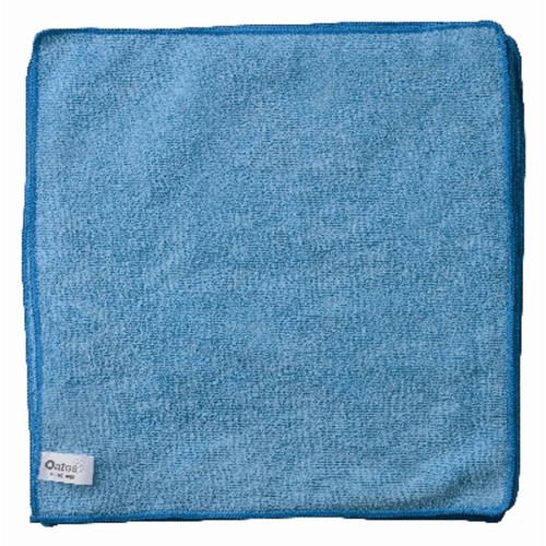 Oates 100% Microfibre Cloth Blue 35cm x 35cm Pack of 10