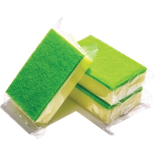 Sponge Scourer 110 x 70 x 30 mm Individually Wrapped - Pack of 5