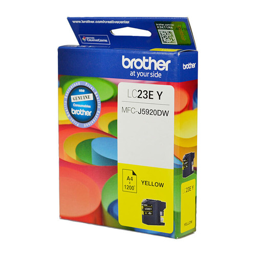 Brother LC-23E Original Yellow Ink Cartridge