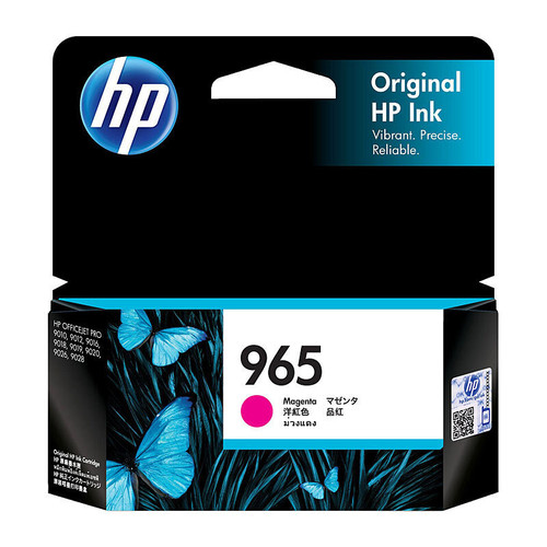 HP #965 Original Magenta Ink Cartridge (3JA78AA)