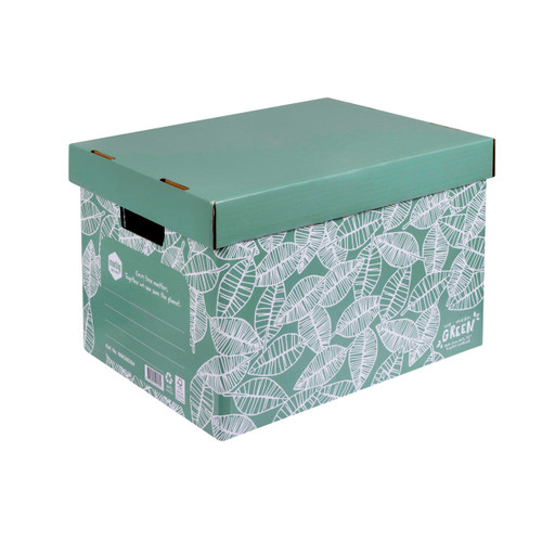 Marbig Enviro We Mean Green Archive Box Leafy Green, Each