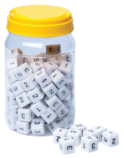 One-Two-Three Dice Early Number Concepts, Set of 100