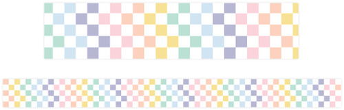 Pastel Checkered Border