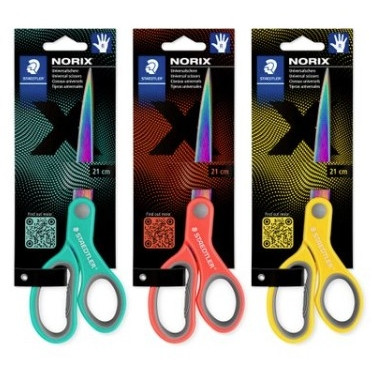 Staedtler 965 Norix Universal Scissors 21cm - Assorted, Each