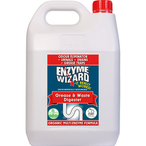 Enzyme Wizard Grease and Waste Digester- 5L, Each