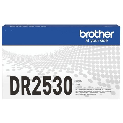 Brother DR2530 Original Drum Unit Suits Brother MFC-L2880DWXL / MFC-L2920DW / MFC-L2880DW / MFC-L2820DW / DCP-L2640DW / MFC-L2800DW / HL-L2480DW / HL-L2464DW / HL-L2460DWXL / HL-L2460DW / HL-L2400DW / HL-L2445DW