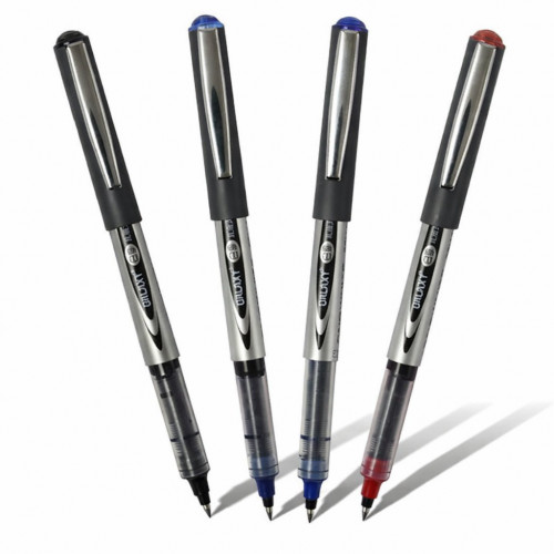 Eyeye Roller Ball Pen, Black, 0.7mm, Pack of 12