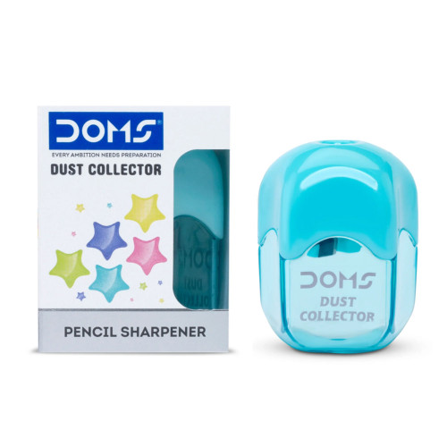 DOMS Dust Collector Pencil Sharpener in Pastel Shades (assorted)
