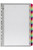 MARBIG FLURO TAB DIVIDERS A4 31 Tab Rein Board White