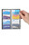 MARBIG BUSINESS CARD BOOK Indexed Black