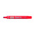 Pentel N60 Permanent Marker Chisel Point 2.5-5.5mm  Red, Each