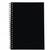 SPIRAX HARDCOVER NOTEBOOKS 512 A4 200Pg Black