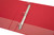 MARBIG CLEARVIEW INSERT BINDER A4 3D RING 38MM RED