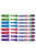 ARTLINE 90 PERMANENT MARKER 5MM CHISEL NIB BRIGHTS Assorted Bx12