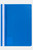 MARBIG A4 STANDARD PP FLAT FILES (CLEAR FRONT) Blue