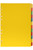 MARBIG® A4 12 TAB MANILLA ERASABLE DIVIDERS