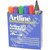 ARTLINE 517/577 WHITEBOARD MARKERS Drysafe Med Bullet 8 Assorted Colours, Bx12