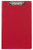 MARBIG PVC CLIPFOLDERS Foolscap Red