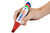 ARTLINE 100 PERMANENT MARKERS Large Chisel Red Each