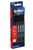 ARTLINE 200 FINELINER PEN 0.4MM BLACK 4PK HS (Pack of 4)