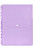 MARBIG BINDER WALLET A4 TOP OPEN PASTEL PURPLE