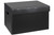 MARBIG CORFLUTE BOX W/ATTACHED LID BLACK