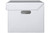 MARBIG CORFLUTE BOX W/ATTACHED LID WHITE