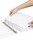 MARBIG CLEARVIEW INSERT BINDER A4 4DR 25MM WHITE