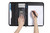 SPIRAX SLIMLINE ZIPPERED COMPENDIUM A4 BLACK
