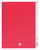 MARBIG NON-REFILLABLE DISPLAY BOOK 40 POCKET RED