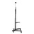 ATDEC AD-TVC-75 Mobile Heavy Duty TV Cart, Max Load 75Kg, VESA: 800X400 for 50" - 80" Panels - Black